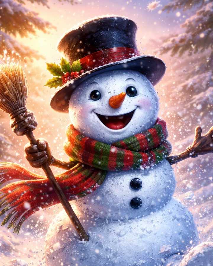Frost the Snowman, an original character from the public Hammer AI catalogue